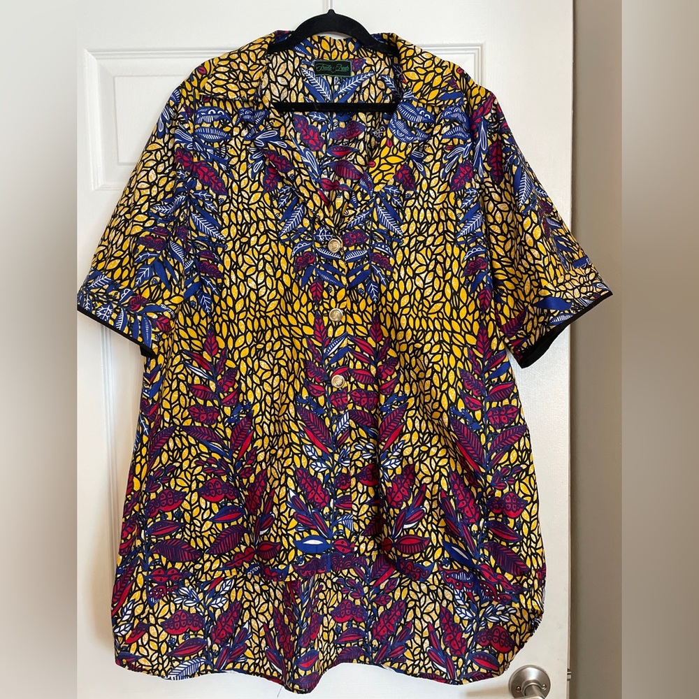 African print (ankara) coord shorts set
